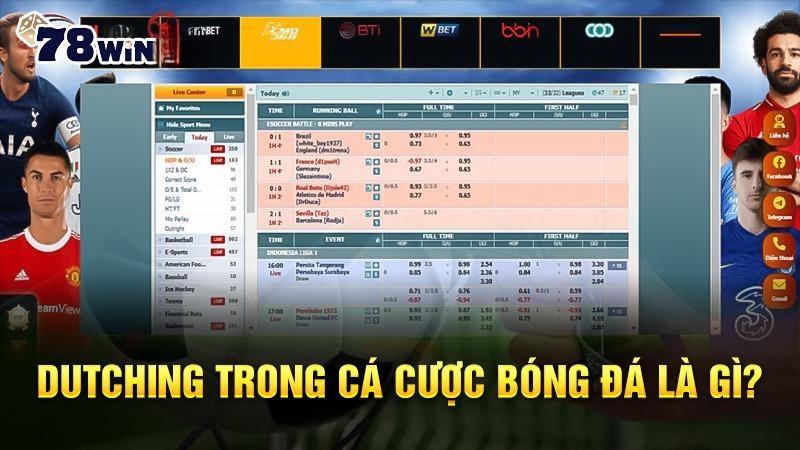 Dutching trong cá cược bóng đá là gì?